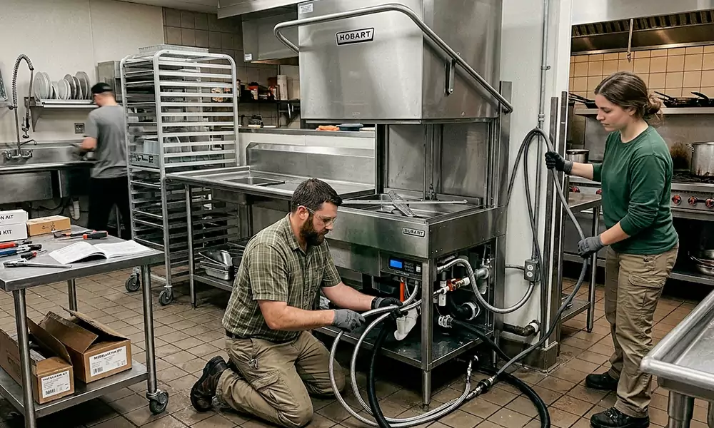 Commercial Dishwasher Installation in Biddeford, ME