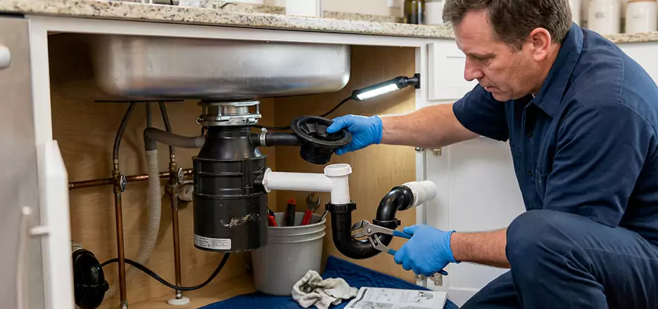 Garbage Disposal Splash Guard and Trap Installation in Biddeford